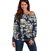 One Way Ticket Off Shoulder Sweater Your Journey, Your Path, No Wrong Turns