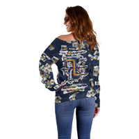 One Way Ticket Off Shoulder Sweater Your Journey, Your Path, No Wrong Turns