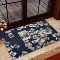 One Way Ticket Rubber Doormat Your Journey, Your Path, No Wrong Turns