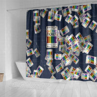 One Way Ticket Shower Curtain Your Journey, Your Path, No Wrong Turns