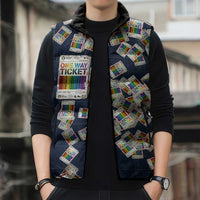 One Way Ticket Sleeveless Puffer Jacket Your Journey, Your Path, No Wrong Turns