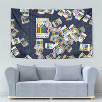 One Way Ticket Tapestry Your Journey, Your Path, No Wrong Turns