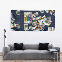 One Way Ticket Tapestry Your Journey, Your Path, No Wrong Turns