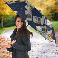 One Way Ticket Umbrella Your Journey, Your Path, No Wrong Turns