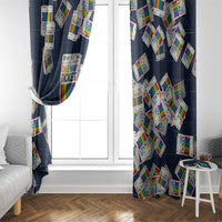 One Way Ticket Window Curtain Your Journey, Your Path, No Wrong Turns