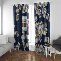 One Way Ticket Window Curtain Your Journey, Your Path, No Wrong Turns