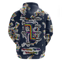 One Way Ticket Zip Hoodie Your Journey, Your Path, No Wrong Turns