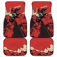 Isom Dart Black Cowboy Car Mats Wild West Outlaw Vintage Comic Art