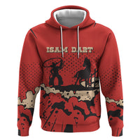 Isom Dart Black Cowboy Hoodie Wild West Outlaw Vintage Comic Art