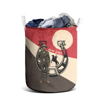Isom Dart Legend Of The West Laundry Basket Vintage Horseshoe Western
