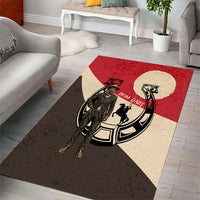 Isom Dart Legend Of The West Area Rug Vintage Horseshoe Western
