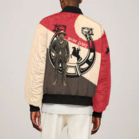 Isom Dart Legend Of The West Sleeve Zip Bomber Jacket Vintage Horseshoe Western