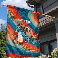 Mary Fields Stagecoach Garden Flag Vintage Retro Grunge Aesthetic Wild West History
