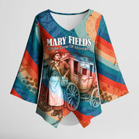 Mary Fields Stagecoach Kimono Sleeve Blouse Vintage Retro Grunge Aesthetic Wild West History