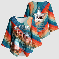 Mary Fields Stagecoach Kimono Sleeve Blouse Vintage Retro Grunge Aesthetic Wild West History