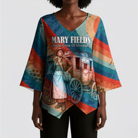 Mary Fields Stagecoach Kimono Sleeve Blouse Vintage Retro Grunge Aesthetic Wild West History