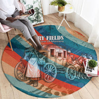 Mary Fields Stagecoach Round Carpet Vintage Retro Grunge Aesthetic Wild West History