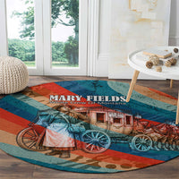 Mary Fields Stagecoach Round Carpet Vintage Retro Grunge Aesthetic Wild West History