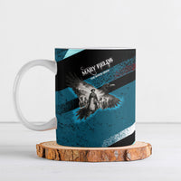 Mary Fields The White Crow Ceramic Mug Vintage Grunge Wild West Portrait And Crow