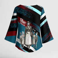 Mary Fields The White Crow Kimono Sleeve Blouse Vintage Grunge Wild West Portrait And Crow