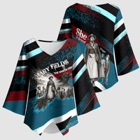 Mary Fields The White Crow Kimono Sleeve Blouse Vintage Grunge Wild West Portrait And Crow