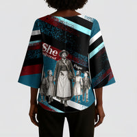 Mary Fields The White Crow Kimono Sleeve Blouse Vintage Grunge Wild West Portrait And Crow