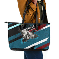 Mary Fields The White Crow Leather Tote Bag Vintage Grunge Wild West Portrait And Crow