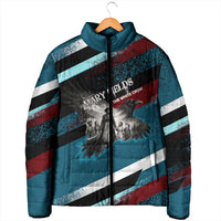 Mary Fields The White Crow Padded Jacket Vintage Grunge Wild West Portrait And Crow