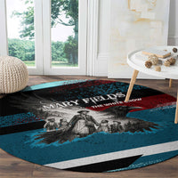 Mary Fields The White Crow Round Carpet Vintage Grunge Wild West Portrait And Crow
