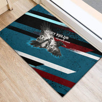 Mary Fields The White Crow Rubber Doormat Vintage Grunge Wild West Portrait And Crow