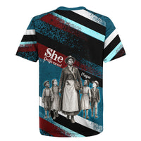 Mary Fields The White Crow Rugby Jersey Vintage Grunge Wild West Portrait And Crow