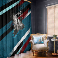 Mary Fields The White Crow Window Curtain Vintage Grunge Wild West Portrait And Crow