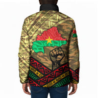 Ibrahim Traore Burkina Faso Padded Jacket West African Revolutionary Art