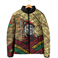 Ibrahim Traore Burkina Faso Padded Jacket West African Revolutionary Art
