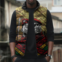 Ibrahim Traore Burkina Faso Sleeveless Puffer Jacket West African Revolutionary Art