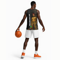 Ibrahim Traore Burkina Faso Make Africa Great Again Basketball Jersey West African Patriotic Military Tribal Patterns