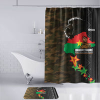 Ibrahim Traore Burkina Faso Make Africa Great Again Bathroom Set West African Patriotic Military Tribal Patterns
