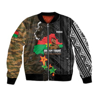 Ibrahim Traore Burkina Faso Make Africa Great Again Bomber Jacket West African Patriotic Military Tribal Patterns