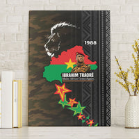Ibrahim Traore Burkina Faso Make Africa Great Again Canvas Wall Art West African Patriotic Military Tribal Patterns