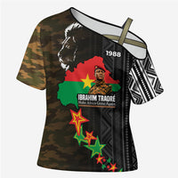 Ibrahim Traore Burkina Faso Make Africa Great Again Cross Shoulder Shirt West African Patriotic Military Tribal Patterns