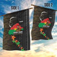 Ibrahim Traore Burkina Faso Make Africa Great Again Garden Flag West African Patriotic Military Tribal Patterns