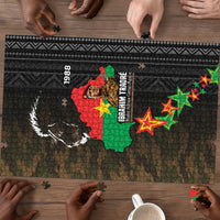 Ibrahim Traore Burkina Faso Make Africa Great Again Puzzle West African Patriotic Military Tribal Patterns