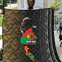 Ibrahim Traore Burkina Faso Make Africa Great Again Quilt West African Patriotic Military Tribal Patterns