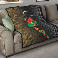 Ibrahim Traore Burkina Faso Make Africa Great Again Quilt West African Patriotic Military Tribal Patterns