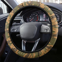 Ibrahim Traore Burkina Faso Make Africa Great Again Steering Wheel Cover West African Patriotic Military Tribal Patterns