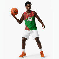 Ibrahim Traore Burkina Faso Fearless Leadership Basketball Jersey West African Tribal Pattern And Patriotic Camo Art