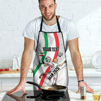 Personalized Iran Football Cheetah Apron Persian Cheetah Graphic With Iranian Flag And Symbol