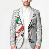 Personalized Iran Football Cheetah Blazer Persian Cheetah Graphic With Iranian Flag And Symbol