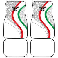 Personalized Iran Football Cheetah Car Mats Persian Cheetah Graphic With Iranian Flag And Symbol