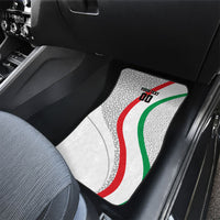 Personalized Iran Football Cheetah Car Mats Persian Cheetah Graphic With Iranian Flag And Symbol